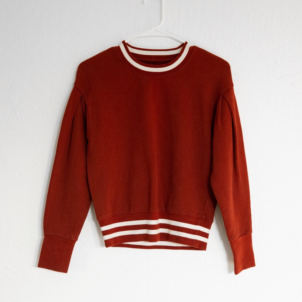 Madewell burgundy sweater XXS